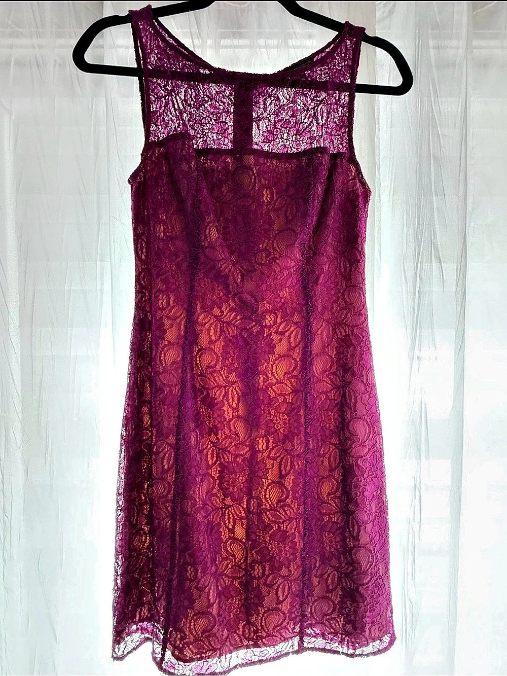 Armani Exchange Floral Lace Mini Dress Size 0 Like New